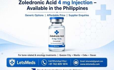 Zoledronic Acid 4 mg Injection Supplier in Davao City | Letsmeds